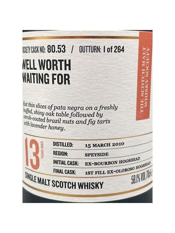 Glen Spey 2010 SMWS 80.53  Well worth waiting for