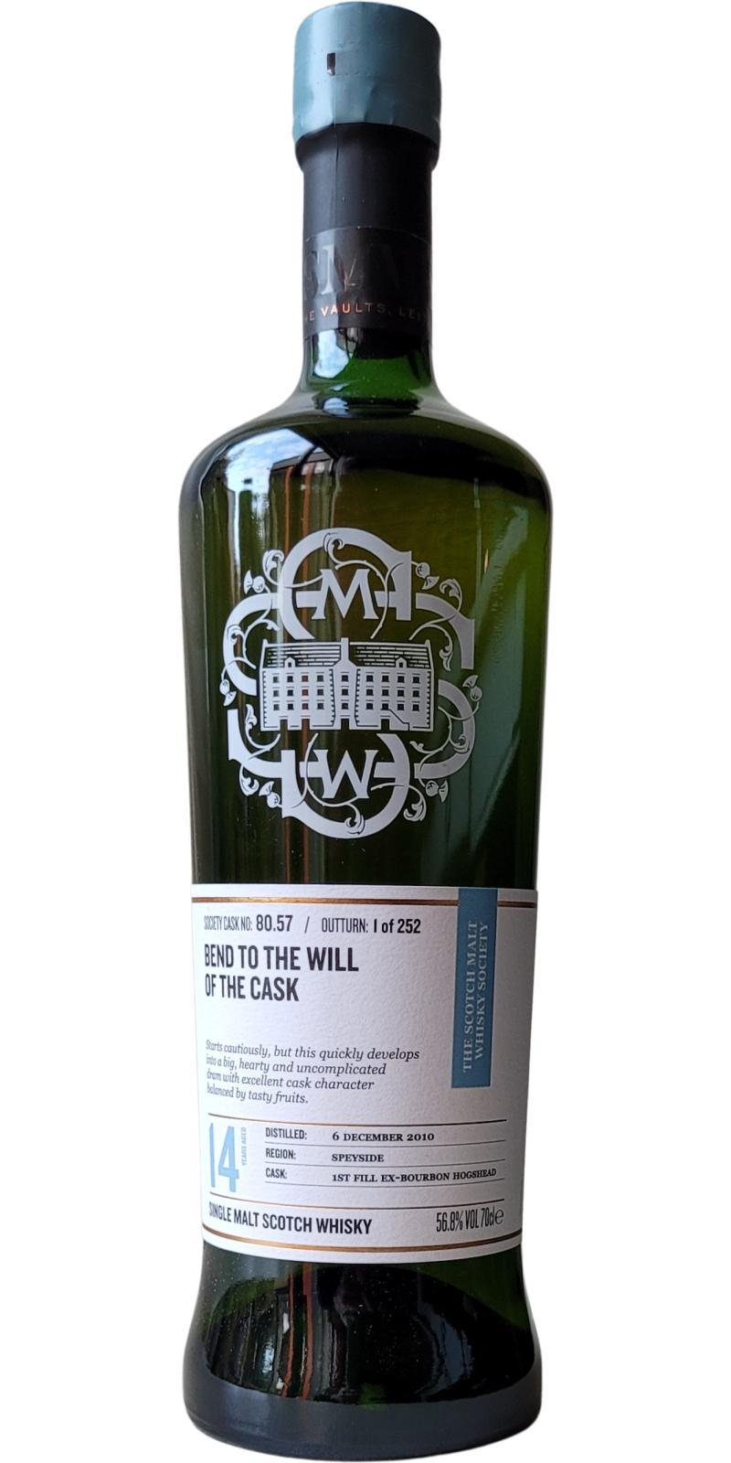Glen Spey 2010 SMWS 80.57  Bend to the will of the cask