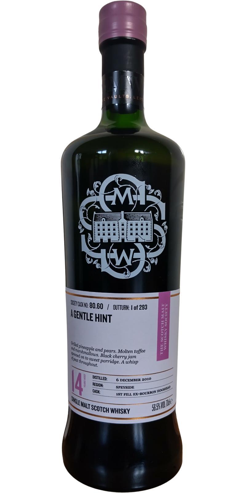 Glen Spey 2010 SMWS 80.60  A gentle hint