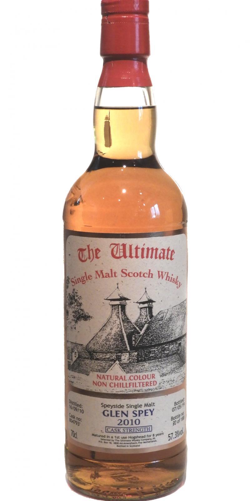 Glen Spey 2010 vW  The Ultimate - Cask Strength