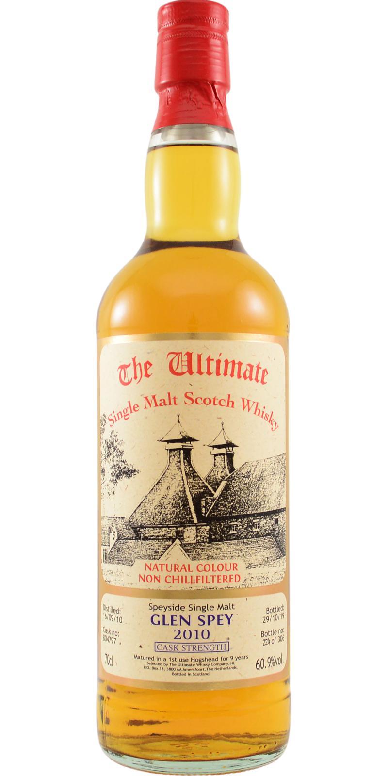 Glen Spey 2010 vW  The Ultimate - Cask Strength