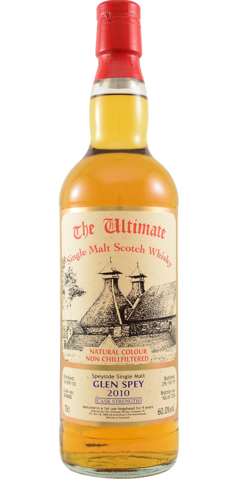 Glen Spey 2010 vW  The Ultimate - Cask Strength