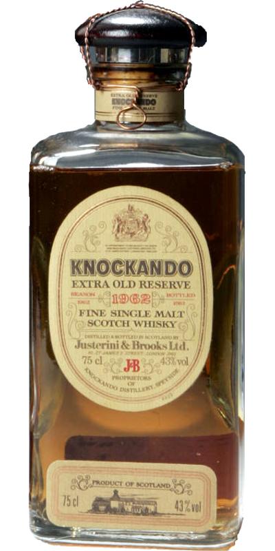 Knockando 1962  Extra Old Reserve - Square Decanter