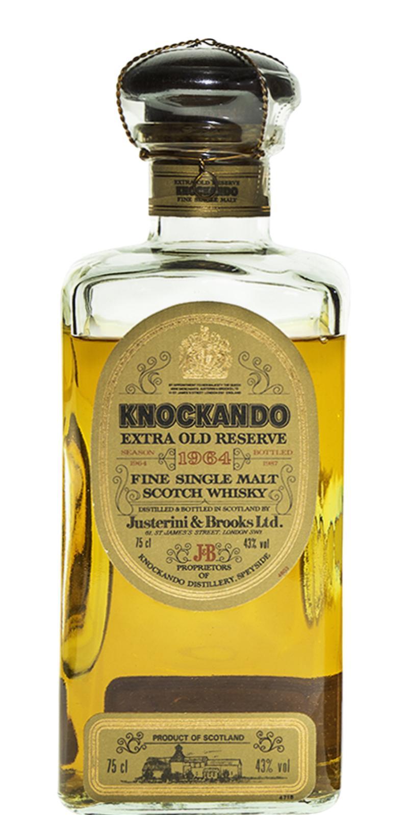 Knockando 1964  Extra Old Reserve - Square Decanter