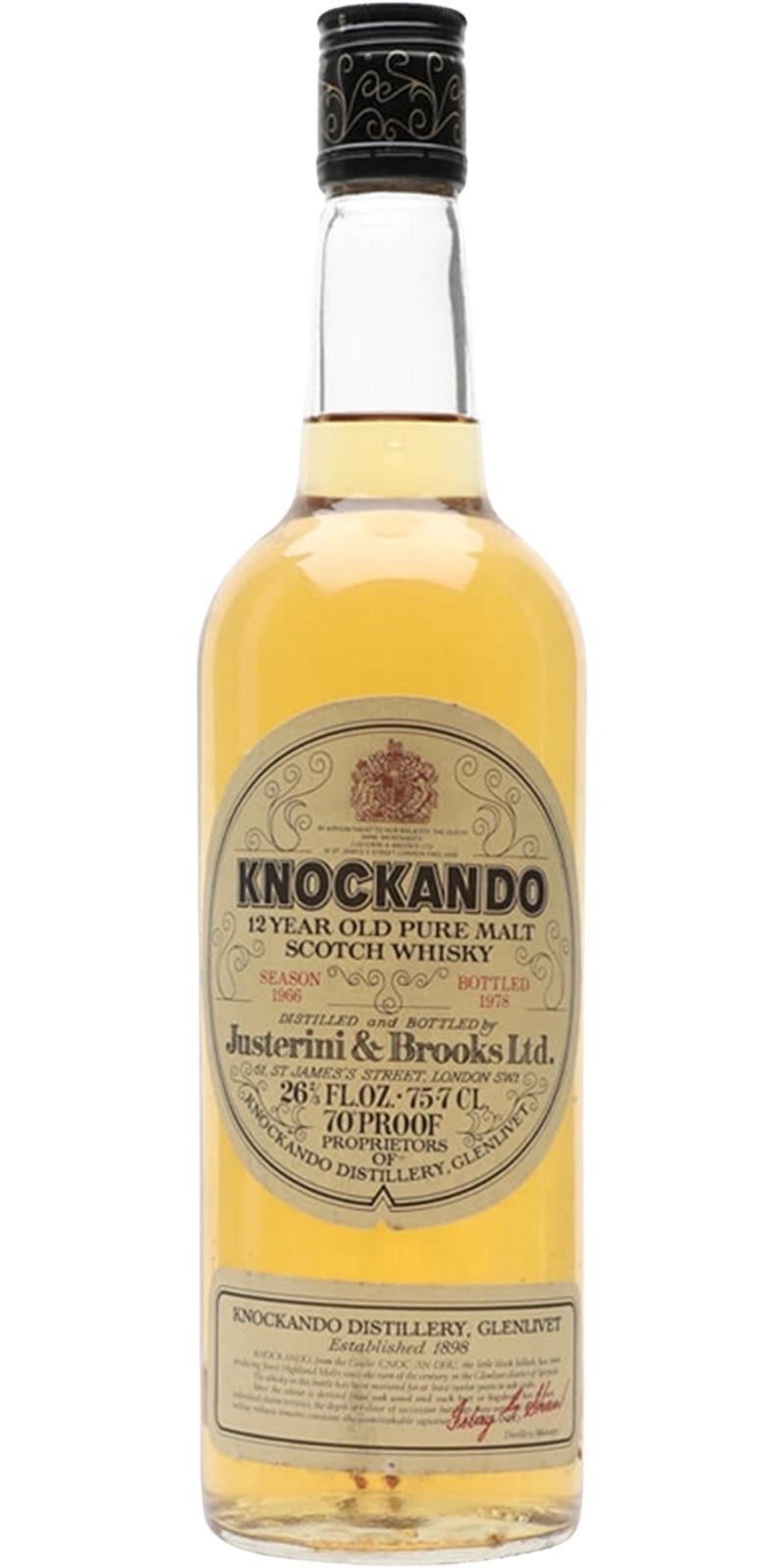 Knockando 1966  by Justerini & Brooks Ltd.