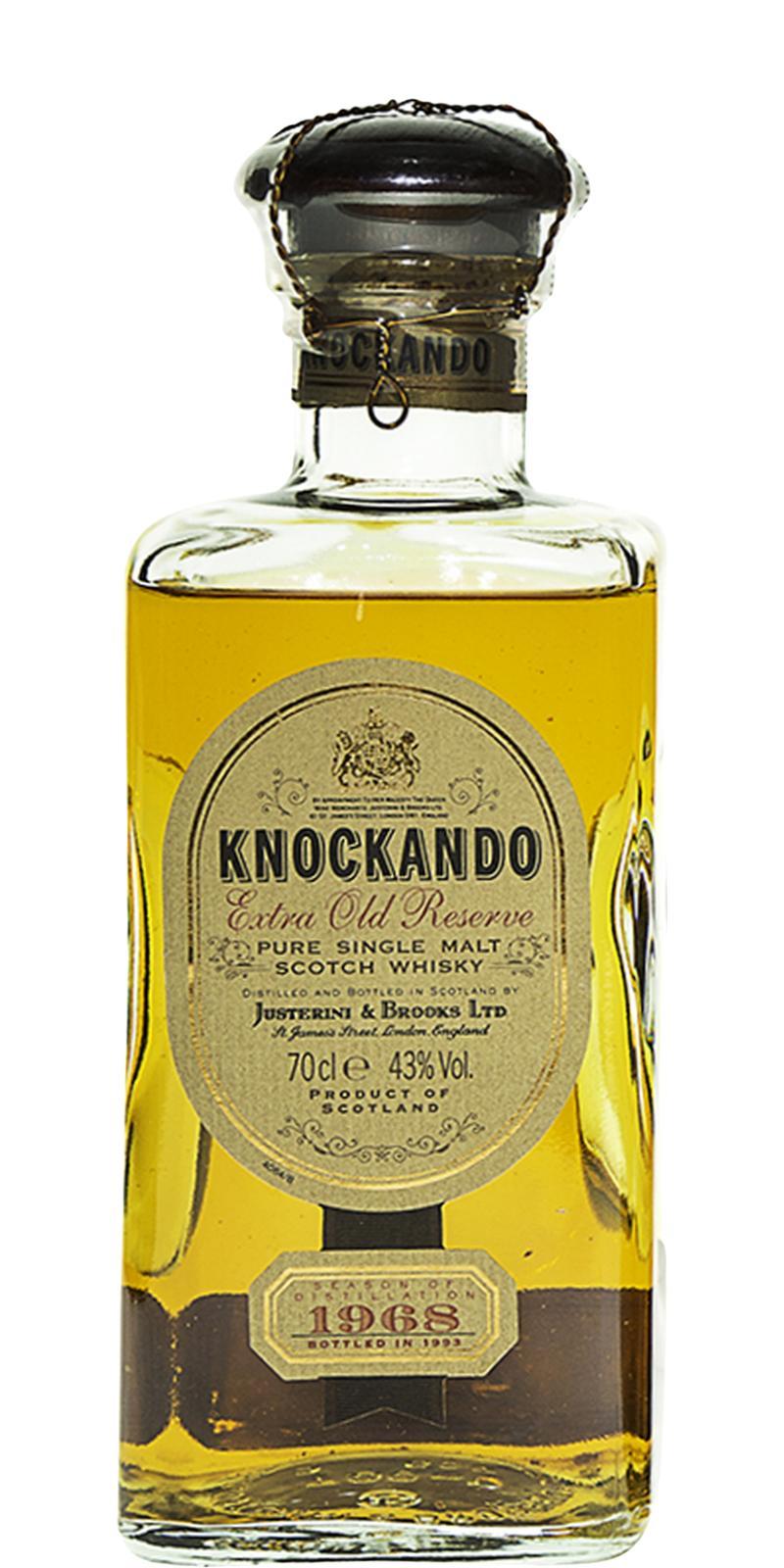 Knockando 1968  Extra Old Reserve - Square Decanter