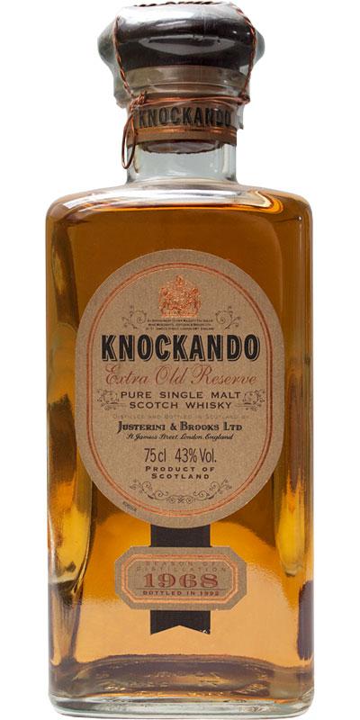 Knockando 1968  Extra Old Reserve - Square Decanter