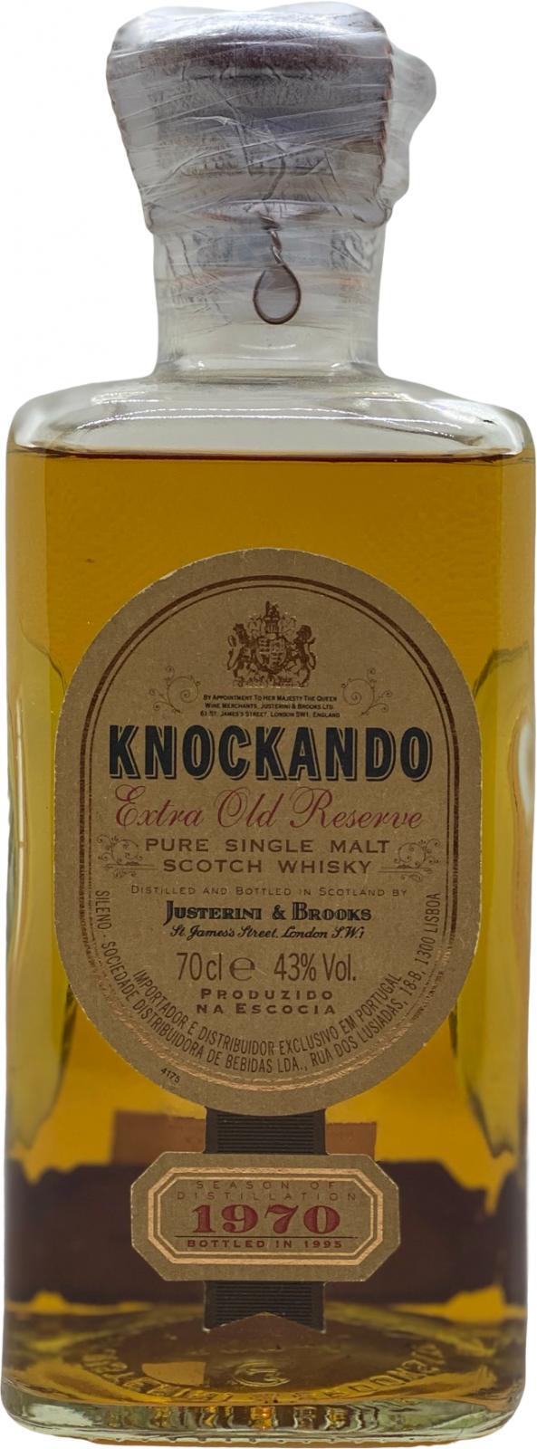 Knockando 1970  Extra Old Reserve - Square Decanter