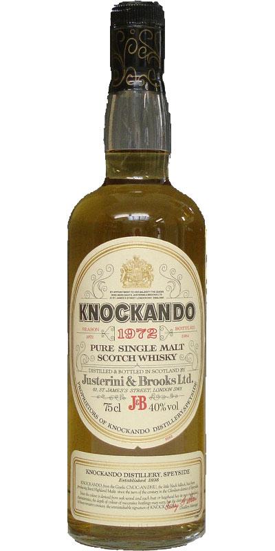 Knockando 1972  by Justerini & Brooks Ltd.