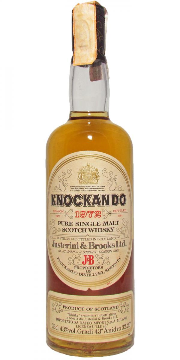 Knockando 1972  by Justerini & Brooks Ltd.