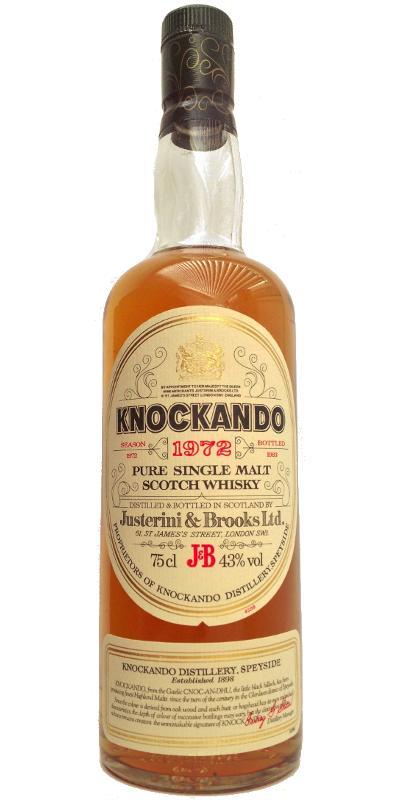 Knockando 1972  by Justerini & Brooks Ltd.