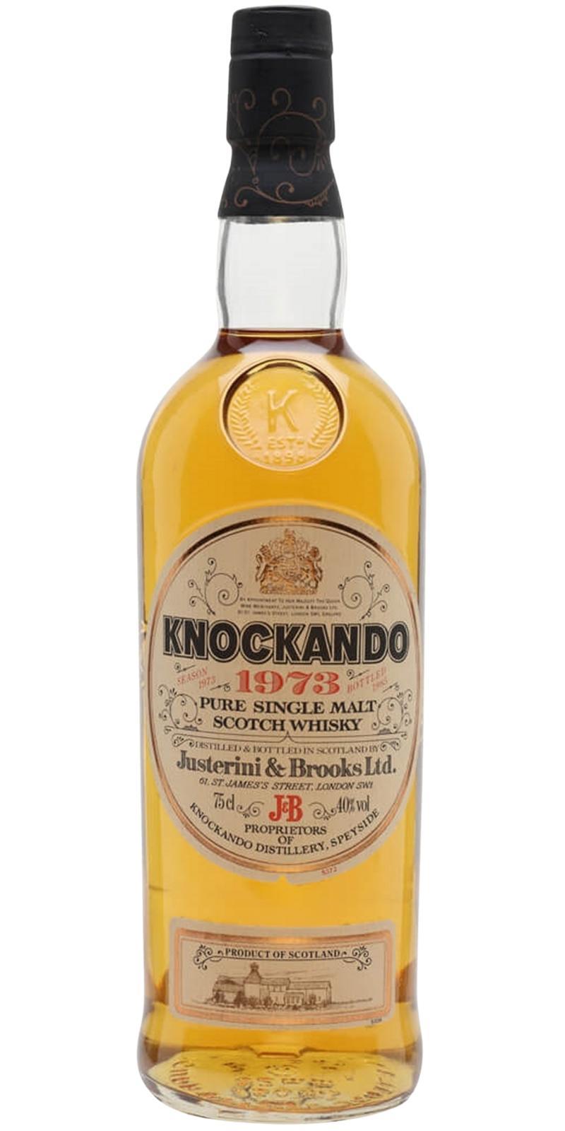 Knockando 1973  by Justerini & Brooks Ltd.