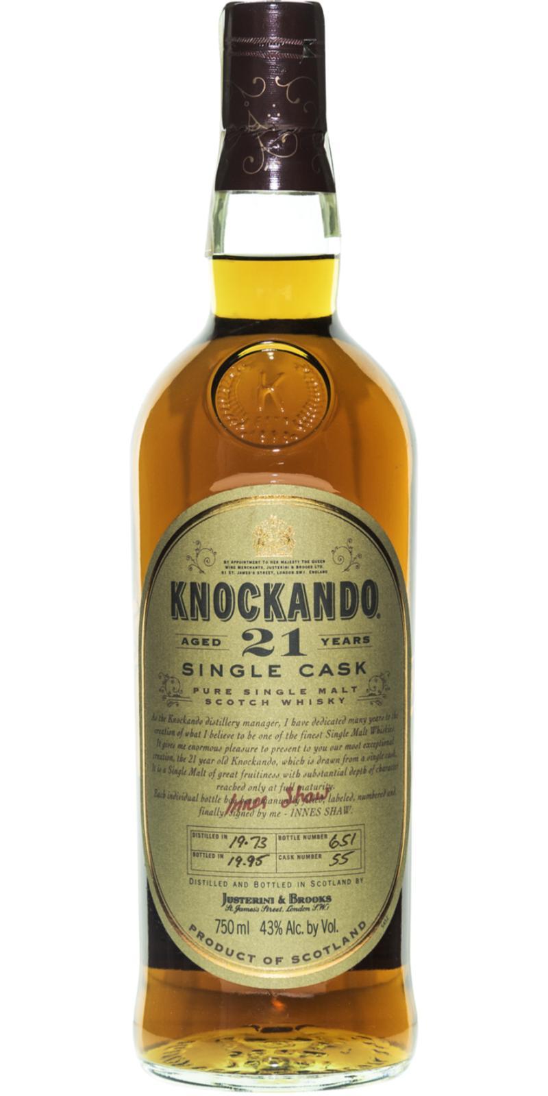 Knockando 1973  Single Cask