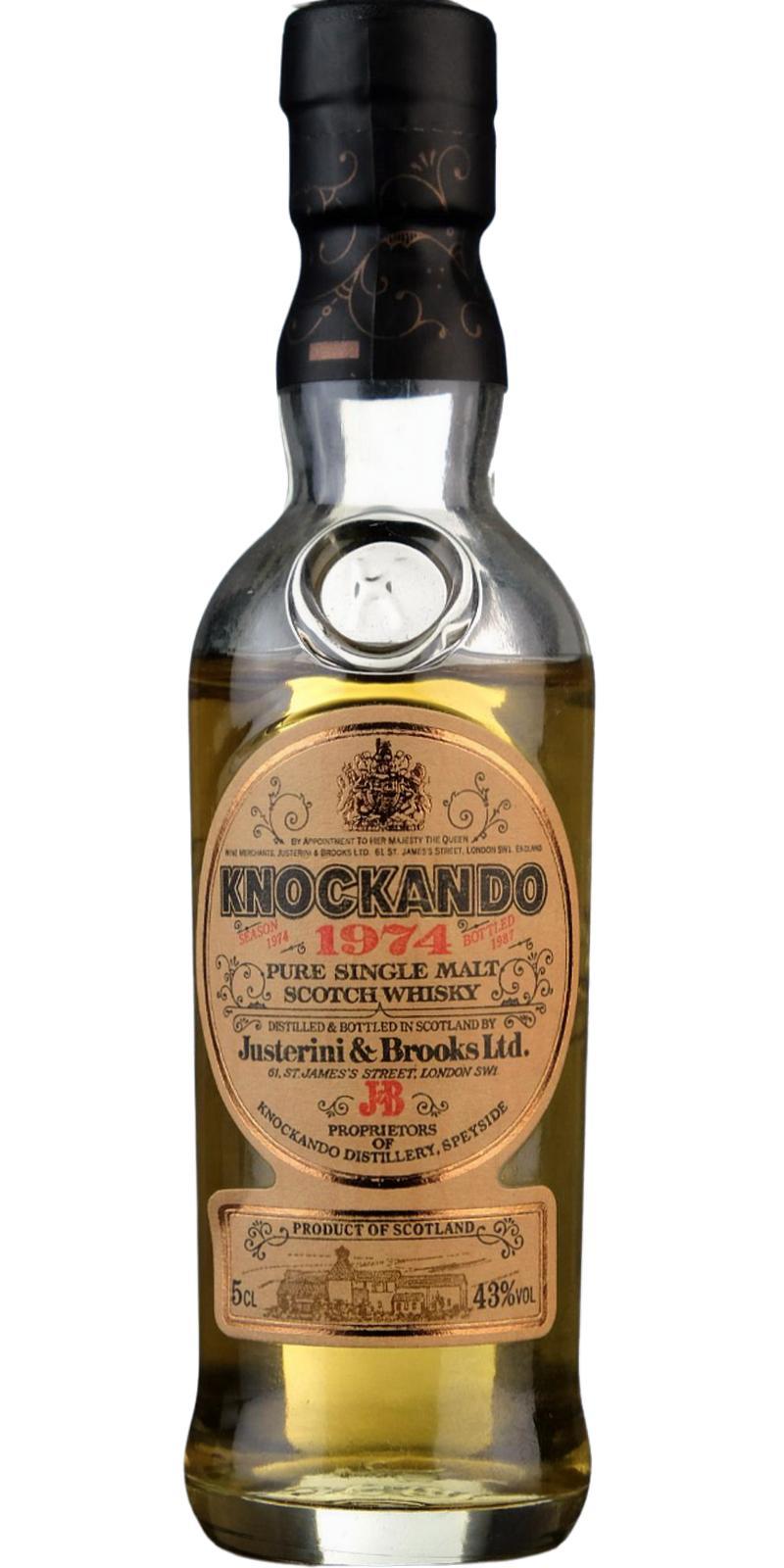 Knockando 1974   by Justerini & Brooks Ltd. - Miniature