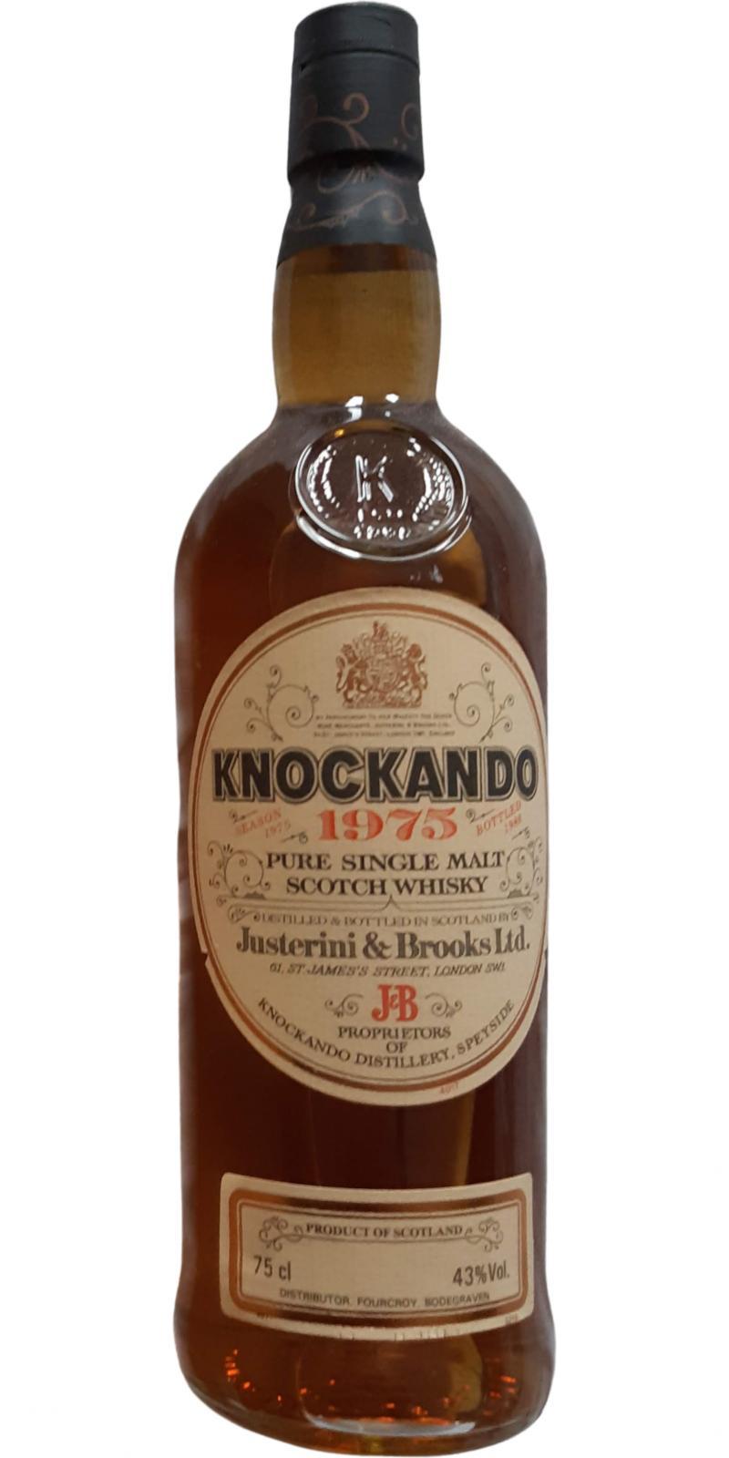 Knockando 1975  by Justerini & Brooks Ltd.