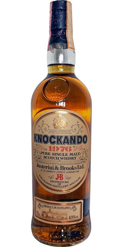 Knockando 1976  by Justerini & Brooks Ltd.