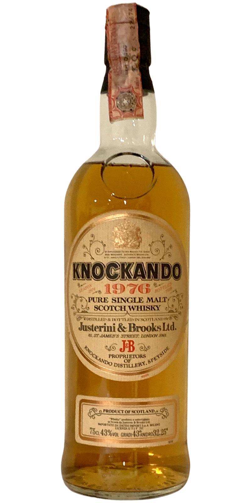 Knockando 1976  by Justerini & Brooks Ltd.