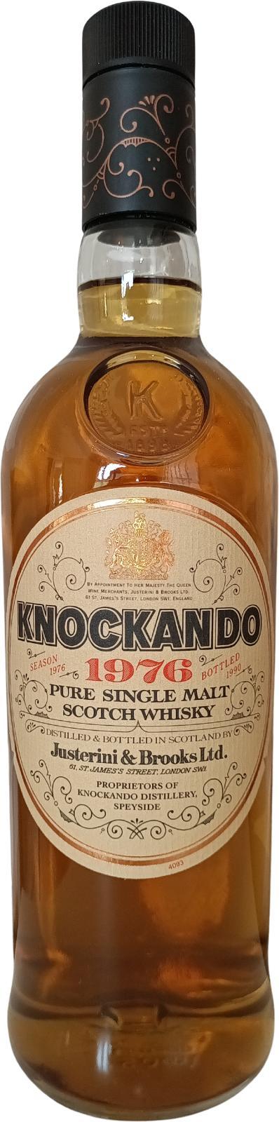 Knockando 1976  by Justerini & Brooks Ltd.