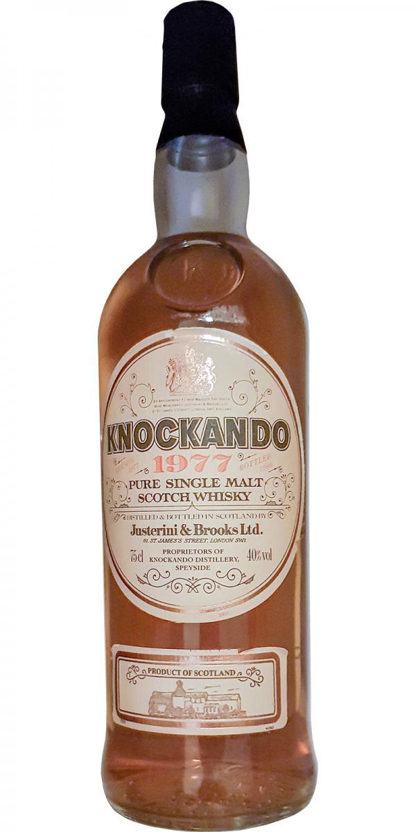 Knockando 1977  by Justerini & Brooks Ltd.