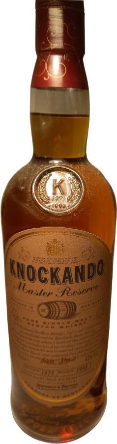 Knockando 1977  Master Reserve