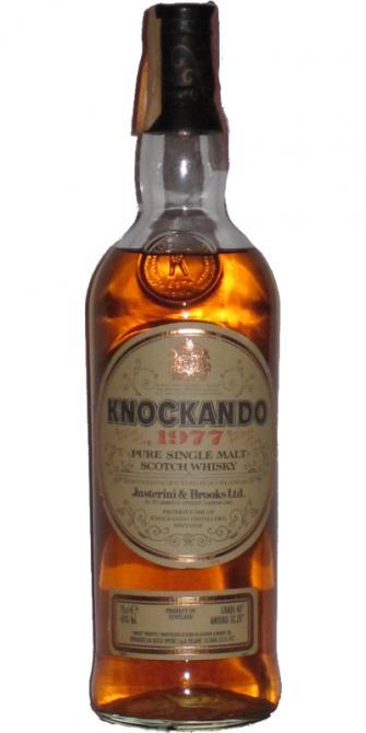 Knockando 1977  by Justerini & Brooks Ltd.
