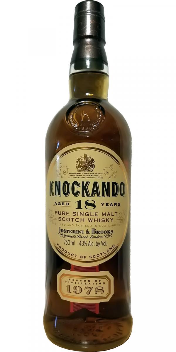 Knockando 1978  by Justerini & Brooks Ltd.