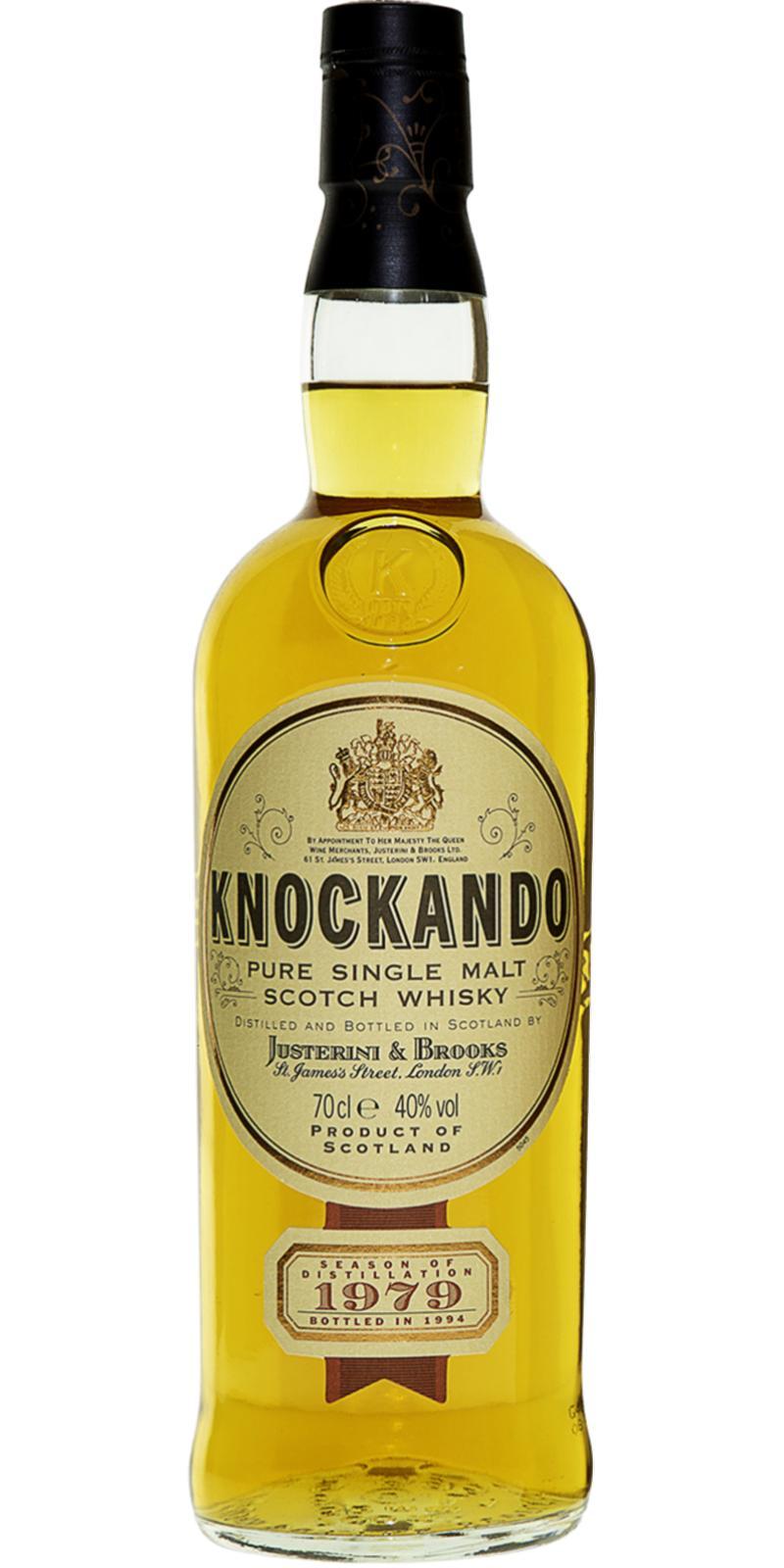 Knockando 1979  by Justerini & Brooks Ltd.