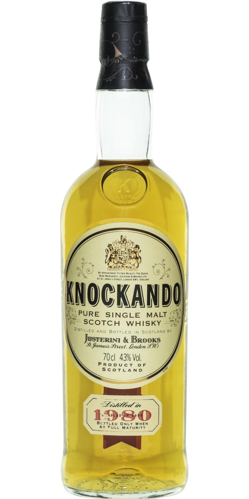 Knockando 1980  by Justerini & Brooks Ltd.