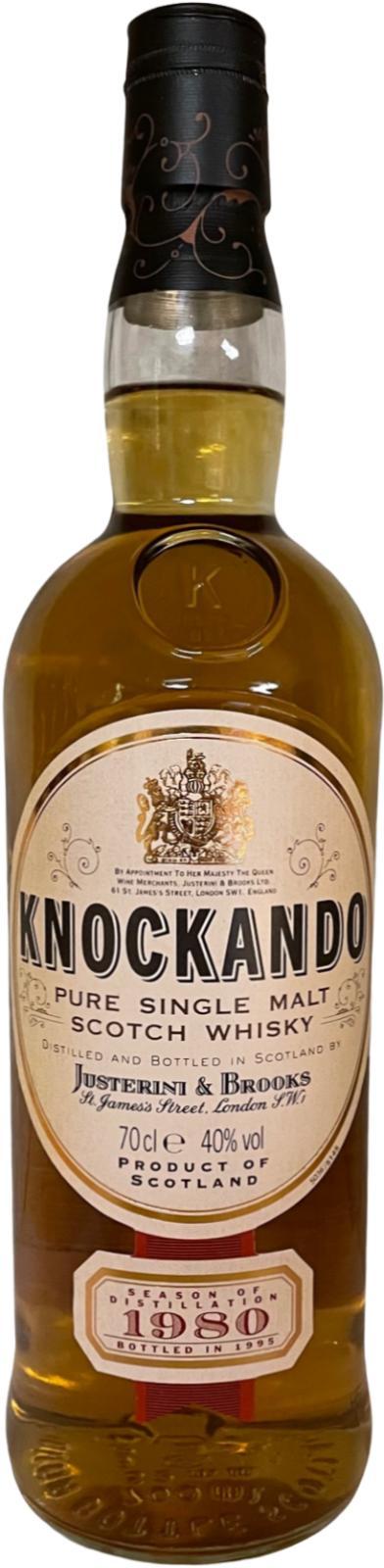 Knockando 1980  by Justerini & Brooks Ltd.
