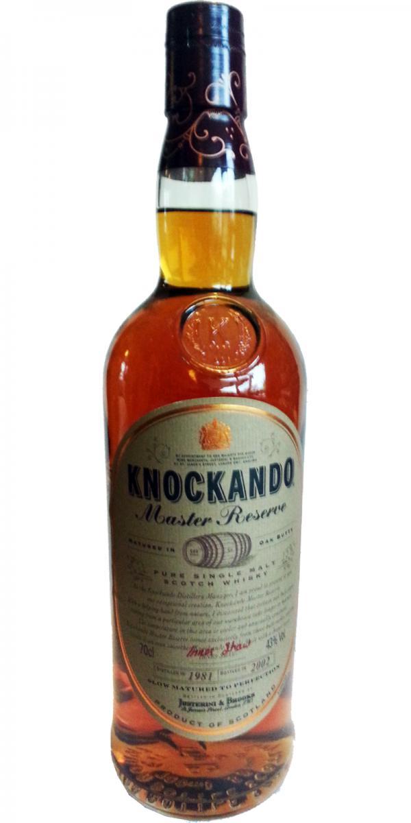 Knockando 1981  Master Reserve