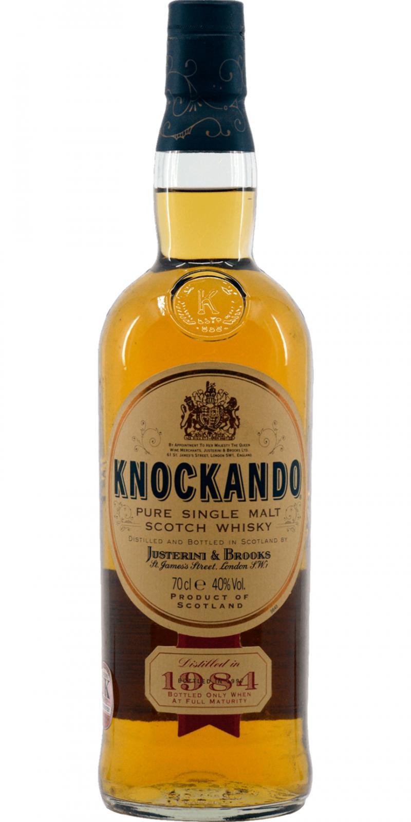 Knockando 1984  by Justerini & Brooks Ltd.