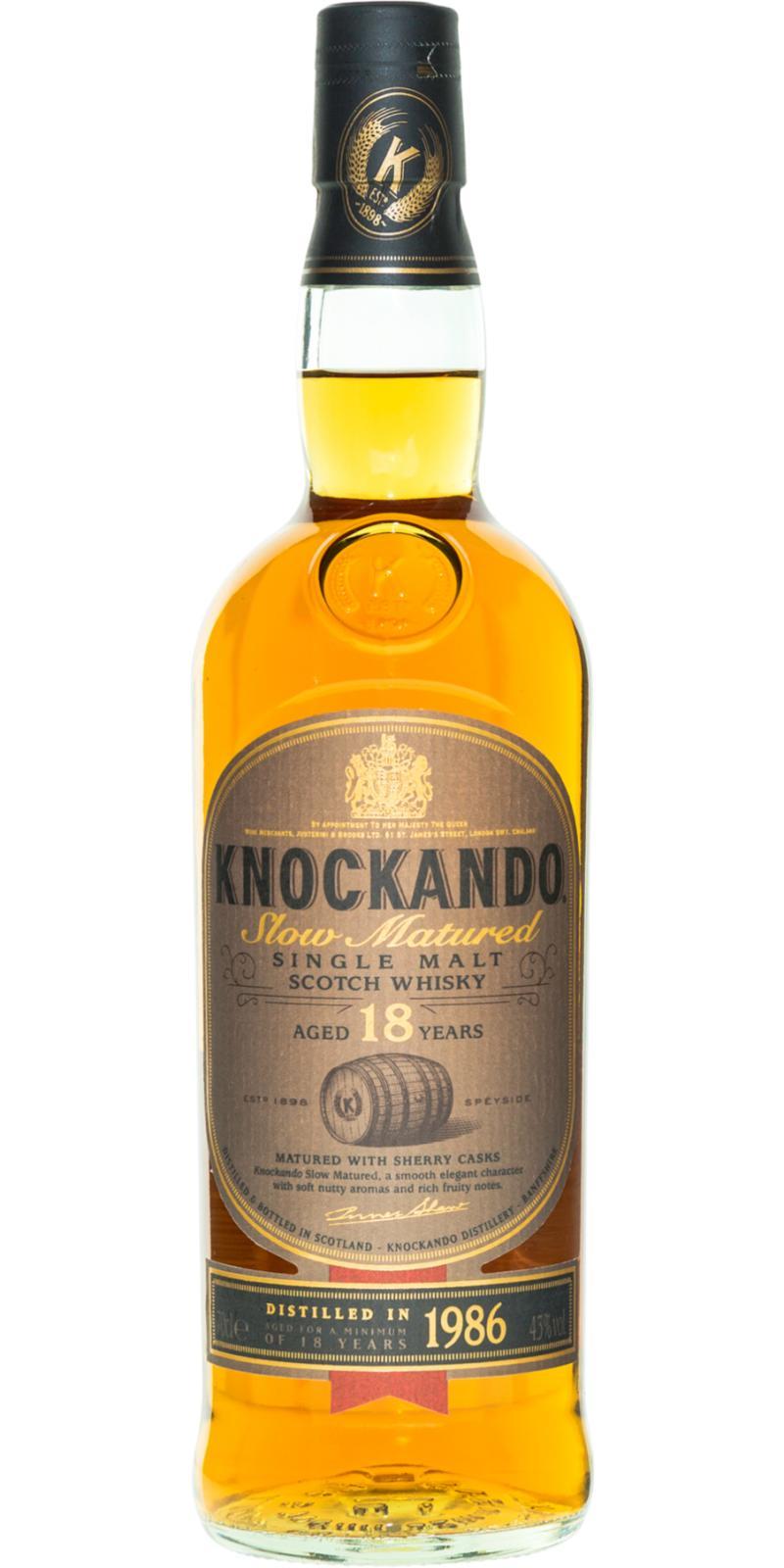 Knockando 1986  Slow Matured