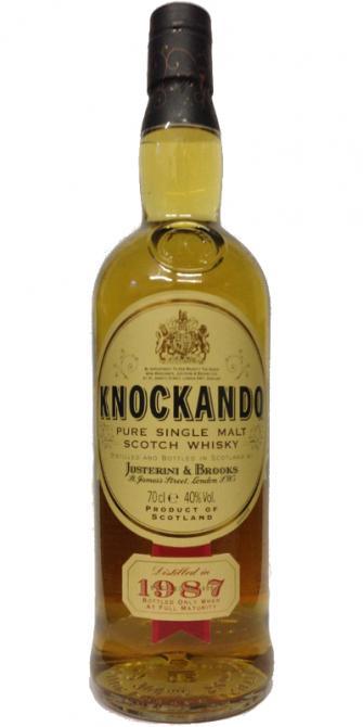 Knockando 1987  by Justerini & Brooks Ltd.