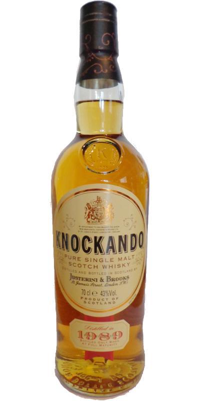 Knockando 1989  by Justerini & Brooks Ltd.