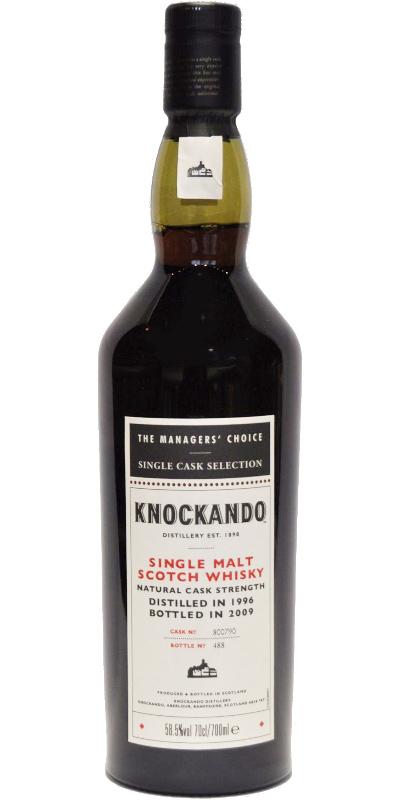 Knockando 1996  The Managers' Choice