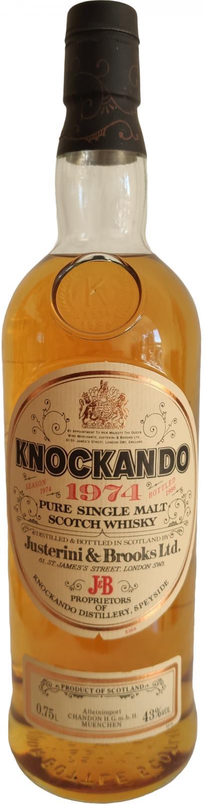 Knockando 1974  Pure Single Malt Scotch Whisky