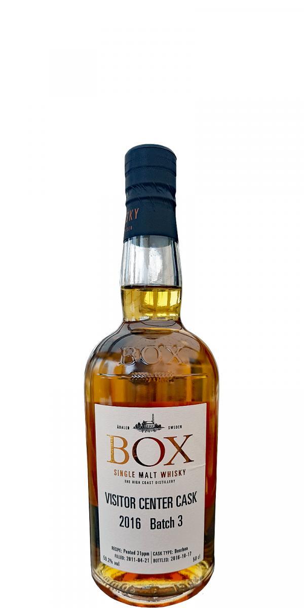 Box 2011  Visitor Center Cask Batch 3