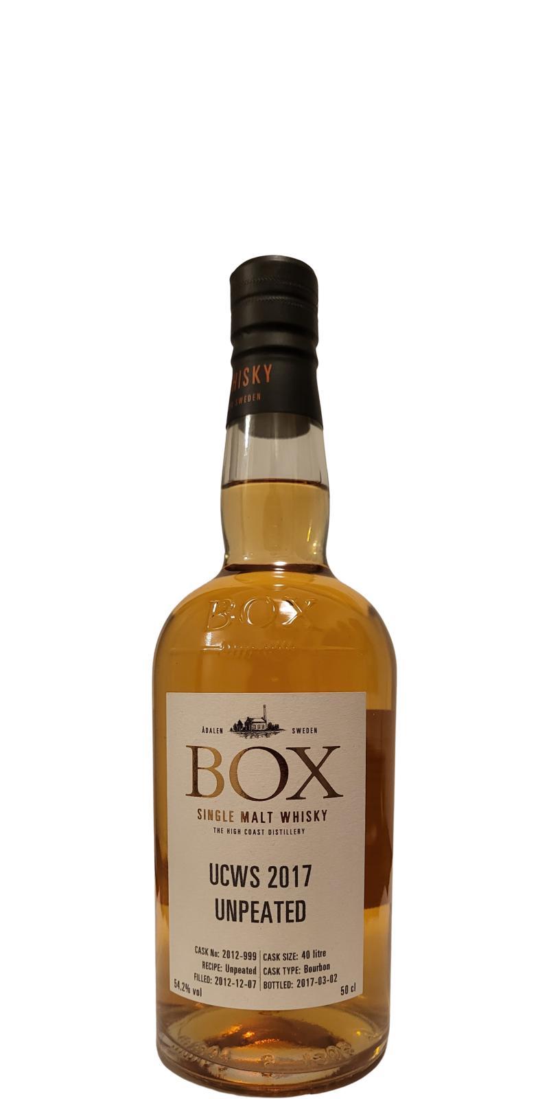 Box 2012  UCWS 2017 Unpeated