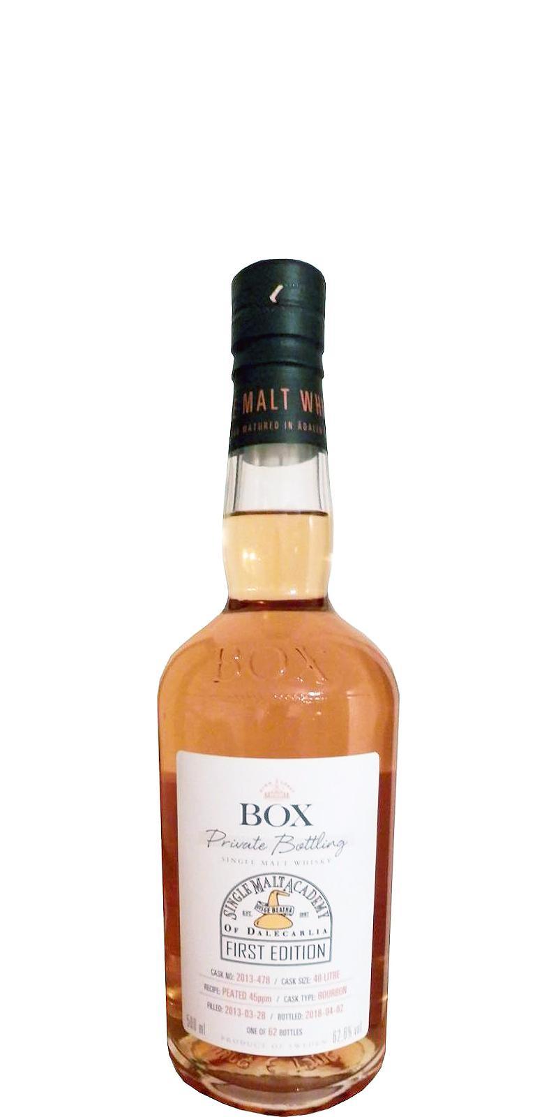 Box 2013  Private Bottling