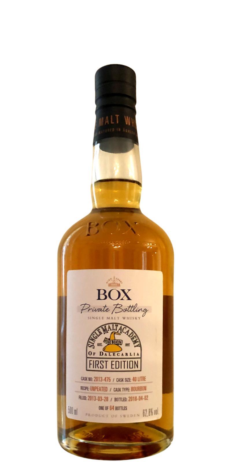 Box 2013  Private Bottling