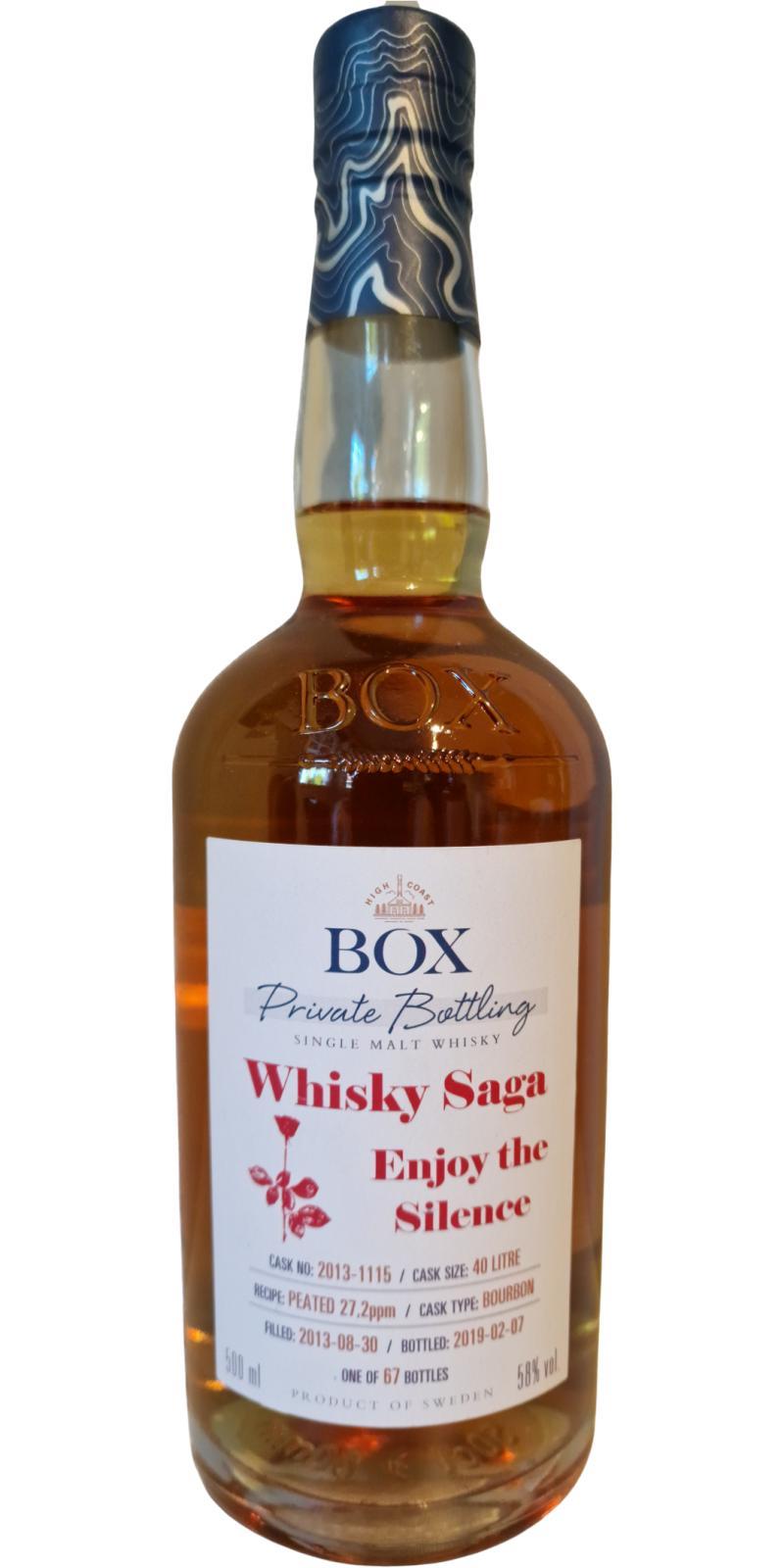 Box 2013  Enjoy the Silence - Private Bottling