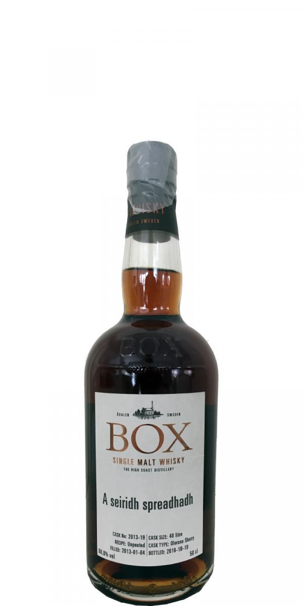 Box 2013 - A seiridh spreadhadh  Private Bottling