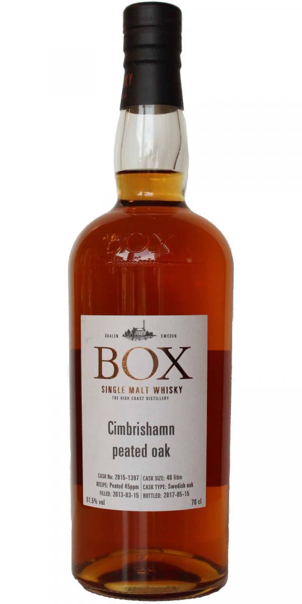 Box 2013 - Cimbrishamn peated oak  Private Bottling