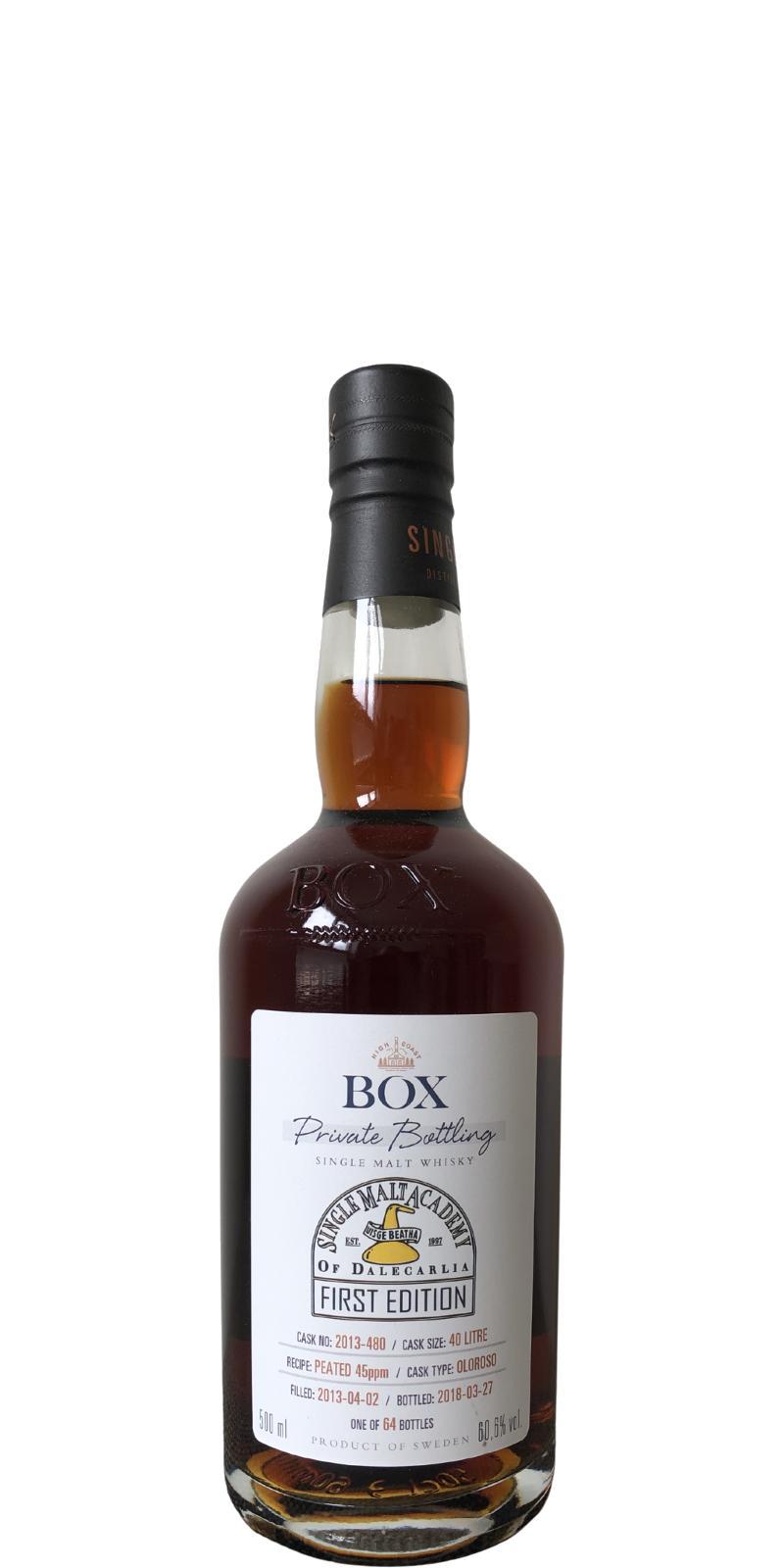 Box 2013 - Single Malt Academy of Dalecarlia  Private Bottling