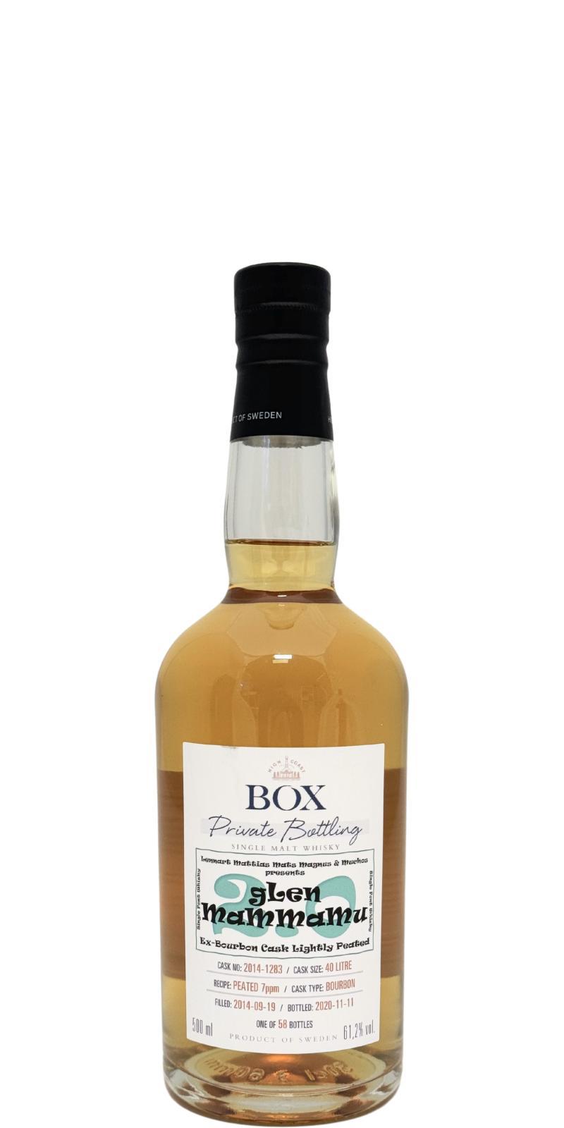 Box 2014  Private Bottling