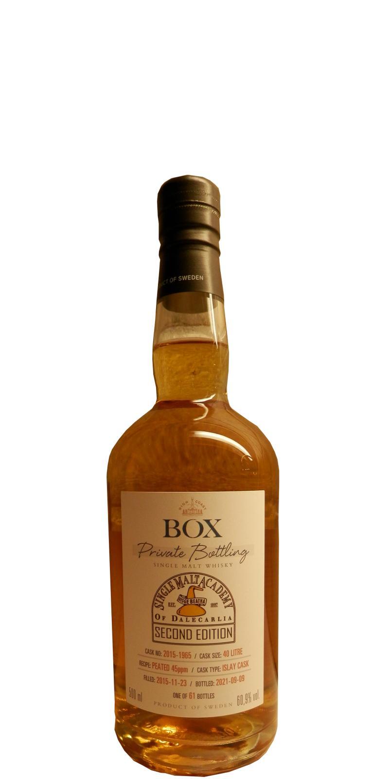 Box 2015  Private Bottling
