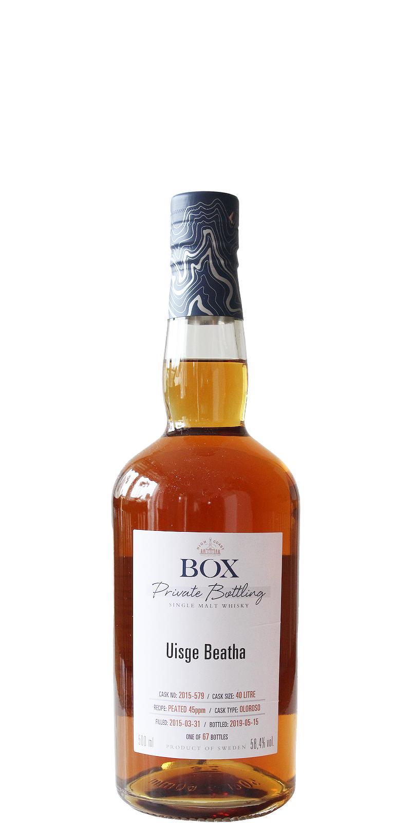 Box 2015  Private Bottling