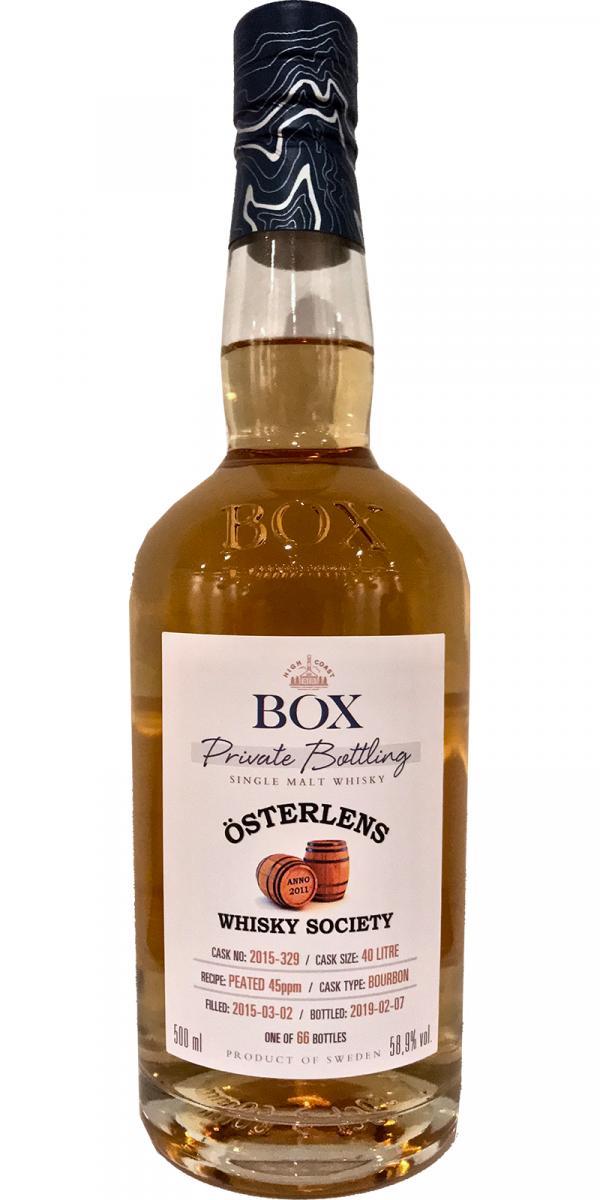 Box 2015 - Österlens Whisky Society  Private Bottling