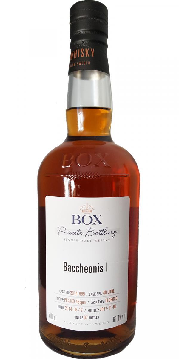 Box Baccheonis I  Private Bottling