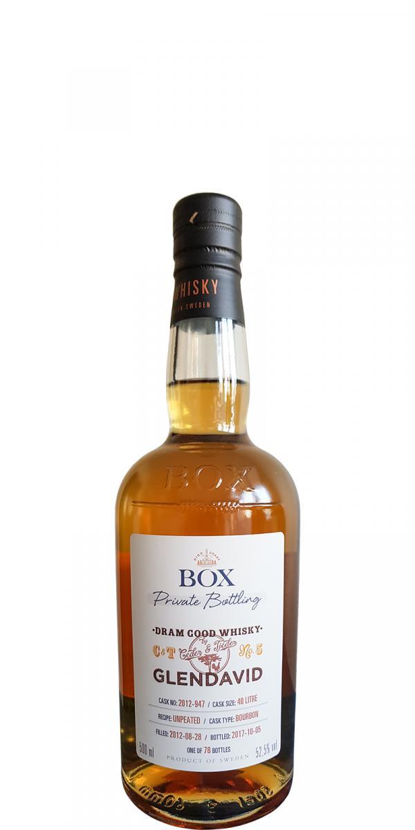 Box 2012 C&T  Dram Good Whisky No.5